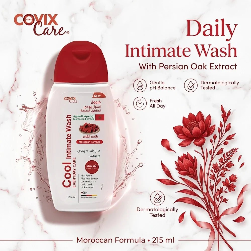 Covix Care Cool Intimate Wash Everyday Care Moroccan Formula Aker Fassi - Married Store
