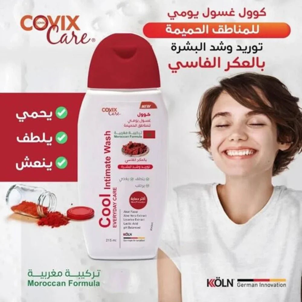 Covix Care Cool Intimate Wash Everyday Care Moroccan Formula Aker Fassi - Married Store